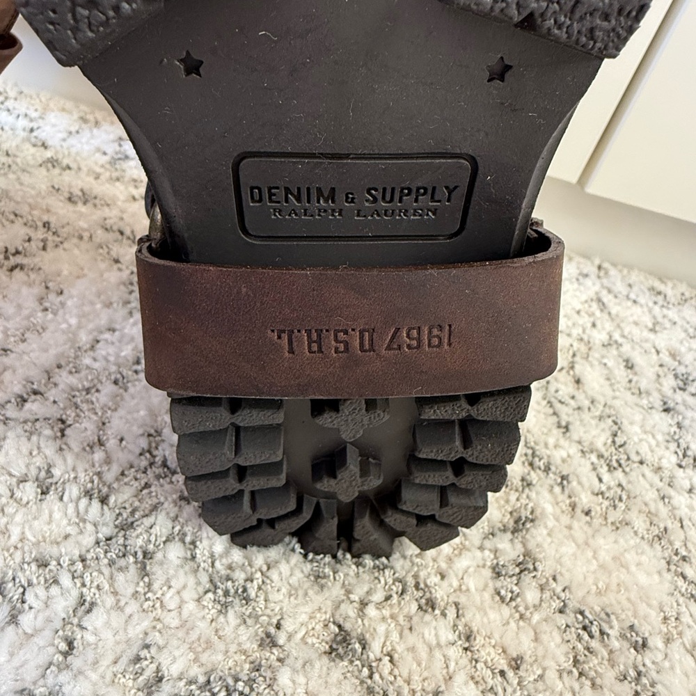 Ralph Lauren “Denim & Supply“ Men’s Leather Boots - Picture 5 of 6